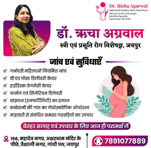 Expert High Risk Pregnancy Treatment In Jaipur | Dr. Richa Agarwal, Gynecologist